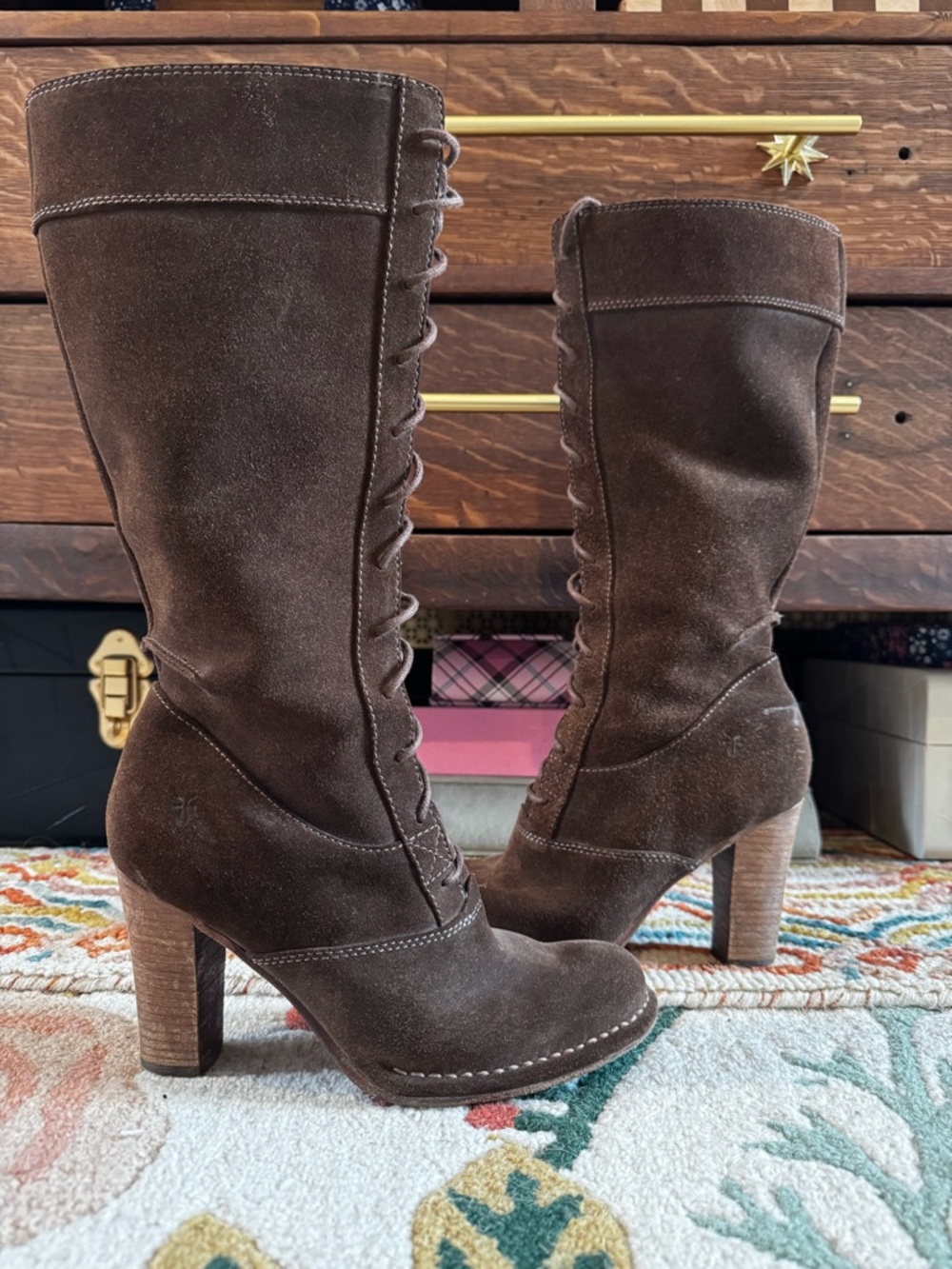 Frye Villager Lace Up boot